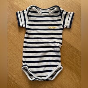 Maison Labiche - Coucou 🐦 Striped Navy and White Bodysuit